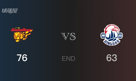 青岛vs广东战报：王洪泽20分郭奇芳16分 青岛不敌广东